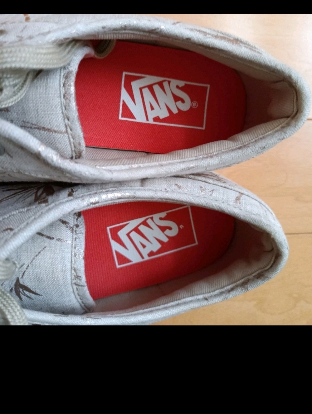 VANS Atwood Casual Athletic Shoes Sneakers Beige with Gold Palms size 8 - Picture 5 of 15